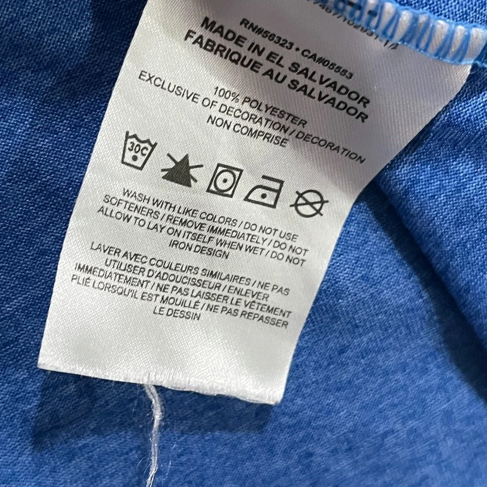 Nike Dri Fit Legend Fitness T Shirt Men Medium Heather Blue Crew Neck Athleisure